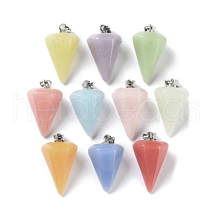 Synthetic Noctilucent Stone/Luminous Stone Pendants G-Z054-04A-1