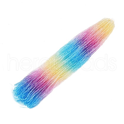 Gradient Color Baking Painted Glass Bead Strands X1-DGLA-A039-T4mm-A07-1