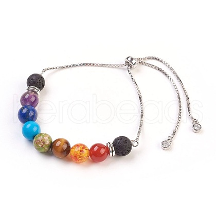 Chakra Jewelry BJEW-JB03808-1