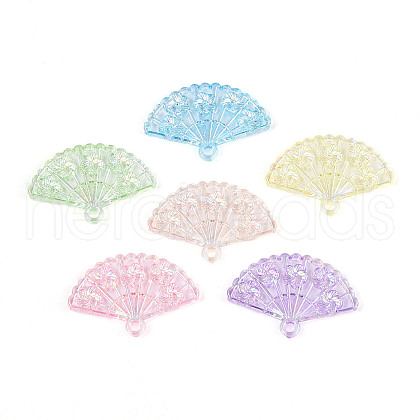 Transparent Plastic Pendants KY-N025-05-1