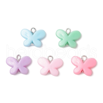 Plastic Pendants PALLOY-JF03715-1