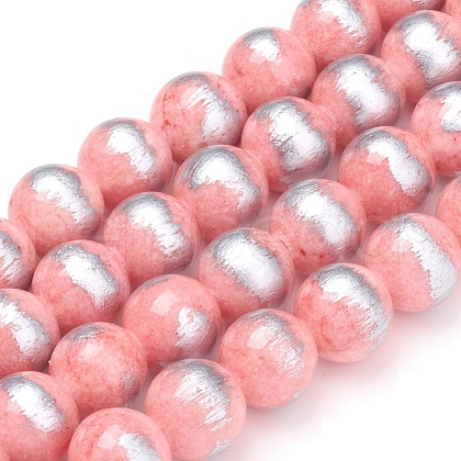 Natural Mashan Jade Beads Strands G-G833-8mm-22-1