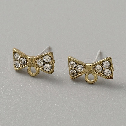 Alloy Stud Earrings FIND-TAC0005-44G-1