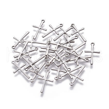 Non-Tarnish 304 Stainless Steel Pendants X-STAS-L234-096P-1