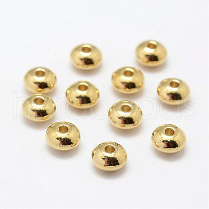 Brass Spacer Beads KK-P095-29-A-1