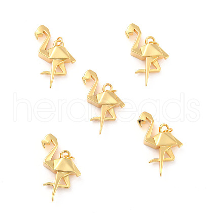 Rack Plating Brass Pendants KK-B052-04G-1