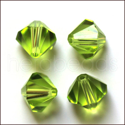 Imitation Austrian Crystal Beads SWAR-F022-6x6mm-252-1