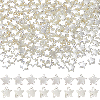 SUNNYCLUE 400Pcs ABS Plastic Imitation Pearl Beads KY-SC0002-16-1