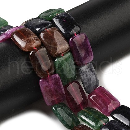 Natural Dyed Malaysia Jade Beads Strands G-B137-B02-01A-1