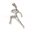 Hip Hop Fitness 316L Surgical Stainless Steel Pendants STAS-H194-01P-01-1