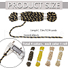   4 Rolls 4 Colors Polyester Cord OCOR-PH0005-11-2