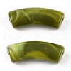 Opaque Two Tone Color Acrylic Beads MACR-ZX023-01A-2