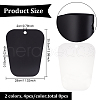BENECREAT 8Pcs 2 Colors PVC Boot Shaper Form Inserts DIY-BC0006-72-2