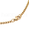 304 Stainless Steel Box Chain Hollow Christian Jesus Face Pendant Necklaces for Women Men NJEW-U005-06G-3