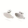 Non-Tarnish 304 Stainless Steel Stud Earring Findings STAS-Q223-03-1