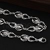 304 Stainless Steel Spider Link Chain Necklaces for Women Men NJEW-A043-06P-3