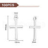 Unicraftale 100PCS Cross Tibetan Style Alloy Pendants TIBEP-UN0001-10-3