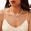 Mother's Day Jewellery Potato Natural Freshwater Pearl Beaded Necklaces NJEW-G153-05G-2