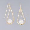 Natural Gemstone Dangle Earrings EJEW-JE03595-3