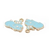 Alloy Enamel Pendants ENAM-G213-22LG-03-3