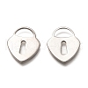 Non-Tarnish 201 Stainless Steel Pendants STAS-Z031-17P-1