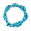 Synthetic Turquoise Beads Strands X-TURQ-G106-4mm-02F-3