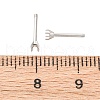 304 Stainless Steel Stud Earring Findings STAS-B091-02A-01P-3