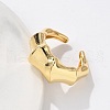 Brass Cuff Rings RJEW-C120-17G-3
