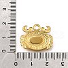 304 Stainless Steel Pave Natural Paua Shell Pendants STAS-C122-21B-01G-3