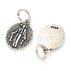 925 Thai Sterling Silver Religious Medal Pendants STER-NH0001-68AS-2