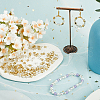 SUNNYCLUE 600Pcs 2 Colors CCB Plastic Beads CCB-SC0001-14-4