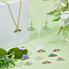 DICOSMETIC 30Pcs 5 Styles Alloy Enamel Pendants ENAM-DC0001-70-5