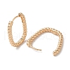 Brass Hoop Earrings for Women EJEW-M238-31KCG-2