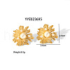 Imitation Pearl Flower Irregular Vintage Stud Earrings HQ5475-2-1