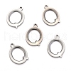 Tarnish Resistant 304 Stainless Steel Alphabet Charms STAS-H122-Q-P-2