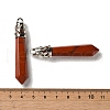 Natural Red Jasper Pointed Big Pendants G-Z055-01P-18-3