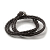 PU Leather Cords Wrap Bracelets BJEW-F468-12-2
