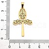 304 Stainless Steel Pendants STAS-R134-04G-02-3
