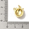 Rack Plating Brass Micro Pave Cubic Zirconia Pendants KK-P272-13G-3