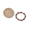 Natural Mixed Stone Beaded Stretch Rings for Women RJEW-JR00868-5