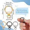 SUNNYCLUE 12Pcs 3 Colors Alloy Swivel Clasp FIND-SC0010-11-2
