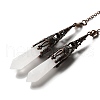 Natural Quartz Crystal Dowsing Pendulum Big Pendants G-H285-06R-25-1