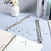 Iron Notebook 3-Ring Loose Leaf Book Binder Hinged Clamp FIND-WH20007-15A-P-4