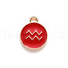 Alloy Enamel Pendants ENAM-S124-01B-07J-2