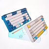 2-Tier Transparent Acrylic Keyboard Stands ODIS-WH0027-055-4
