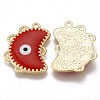 Eco-Friendly Alloy Enamel Pendants ENAM-N050-26-NR-3