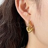 Heart 304 Stainless Steel Hoop Earrings FS-WGDB2C9-01-2