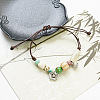 Ceramic Beads Braided Bead Bracelets FS-WG18053-02-1