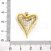 Brass Micro Pave Cubic Zirconia Pendants KK-U066-04B-G-3