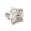 Rack Plating Brass Micro Pave Cubic Zirconia Pendants KK-I722-05P-Q-2